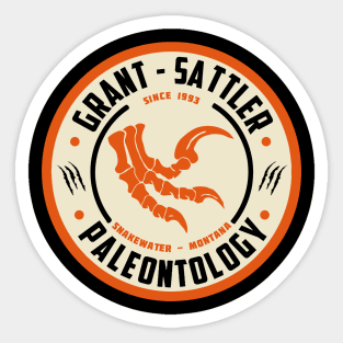 Grant - Sattler Paleontology Sticker